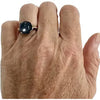Vintage 10k Gold Star Quartz Ring Size 5.5