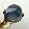 Vintage 10k Gold Star Quartz Ring Size 5.5