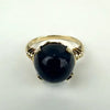 Vintage 10k Gold Star Quartz Ring Size 5.5