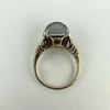 Vintage 10k Gold Star Quartz Ring Size 5.5