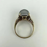 Vintage 10k Gold Star Quartz Ring Size 5.5