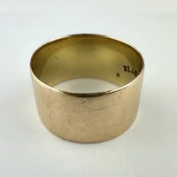Vintage 14k Gold Black Hills Flat Band Ring