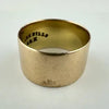 Vintage 14k Gold Black Hills Flat Band Ring
