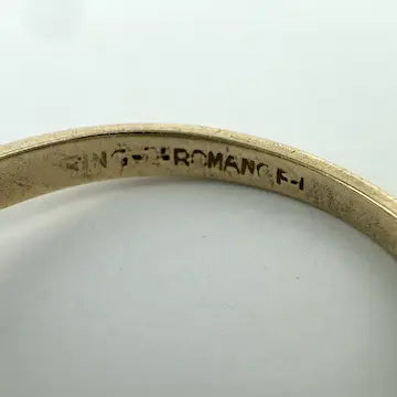 Vintage 14k Gold Diamond Ring Size 4.75