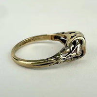 Vintage 14k Gold Diamond Ring Size 4.75