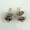 Vintage 14k Gold Garnet and Seed Pearl Earrings