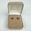 Vintage 14k Gold Garnet and Seed Pearl Earrings