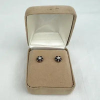 Vintage 14k Gold Garnet and Seed Pearl Earrings
