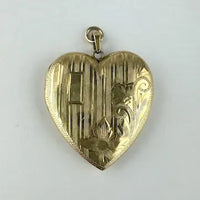 Vintage 14k Gold Heart Shaped Locket