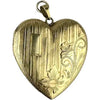 Vintage 14k Gold Heart Shaped Locket