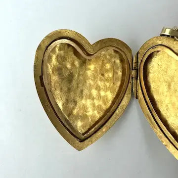 Vintage 14k Gold Heart Shaped Locket