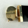 Vintage 14k Gold Jade Link Bracelet