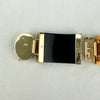 Vintage 14k Gold Jade Link Bracelet
