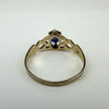Vintage 14k Gold Sapphire Ring Size 5.25