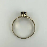 Vintage 14k Gold Sapphire Ring Size 5.25