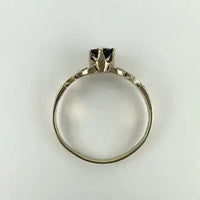 Vintage 14k Gold Sapphire Ring Size 5.25