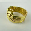 Vintage 14k Gold Signed Puzzle Ring As Found