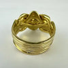 Vintage 14k Gold Signed Puzzle Ring As Found