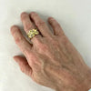Vintage 14k Gold Signed Puzzle Ring As Found