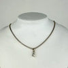 Vintage 14k Gold Snake Chain Necklace with Swivel Clip