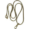Vintage 14k Gold Snake Chain Necklace with Swivel Clip
