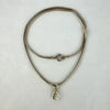 Vintage 14k Gold Snake Chain Necklace with Swivel Clip