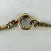 Vintage 14k Gold Snake Chain Necklace with Swivel Clip