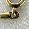 Vintage 14k Gold Snake Chain Necklace with Swivel Clip