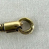 Vintage 14k Gold Snake Chain Necklace with Swivel Clip