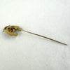 Vintage 14k Gold & Turquoise Phoenix Stick Pin