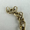 Vintage 14k Large Link Bracelet with Gold Filled Clasp