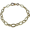 Vintage 14k Large Link Bracelet with Gold Filled Clasp