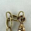 Vintage 14k Large Link Bracelet with Gold Filled Clasp