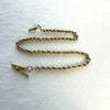 Vintage 14k Solid Gold Twist Bracelet