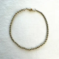 Vintage 14k Solid Gold Twist Bracelet