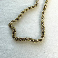 Vintage 14k Solid Gold Twist Bracelet