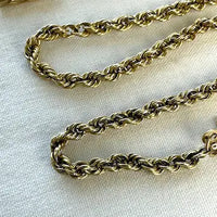 Vintage 14k Solid Gold Twist Bracelet