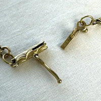 Vintage 14k Solid Gold Twist Bracelet