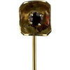 Vintage 14k Yellow Gold Garnet Stick Pin