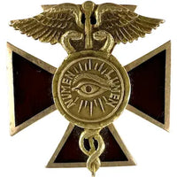 Vintage 1931 14k Gold Enamel Medical Pin
