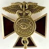 Vintage 1931 14k Gold Enamel Medical Pin
