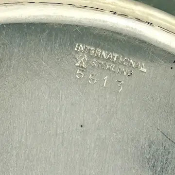 Vintage 6” Sterling Silver International Plates