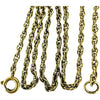 Vintage 9k solid yellow gold rope twist chain.