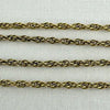 Vintage 9k solid yellow gold rope twist chain.