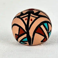 Vintage Acoma Native American Miniature Seed Pot Signed FL