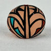 Vintage Acoma Native American Miniature Seed Pot Signed FL
