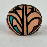 Vintage Acoma Native American Miniature Seed Pot Signed FL