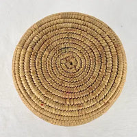 Vintage African Hausa Hand Coiled Basket