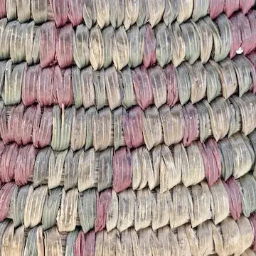 Vintage African Hausa Hand Coiled Basket