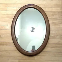 Vintage Amana Handmade Signed Solid Wood Mirror